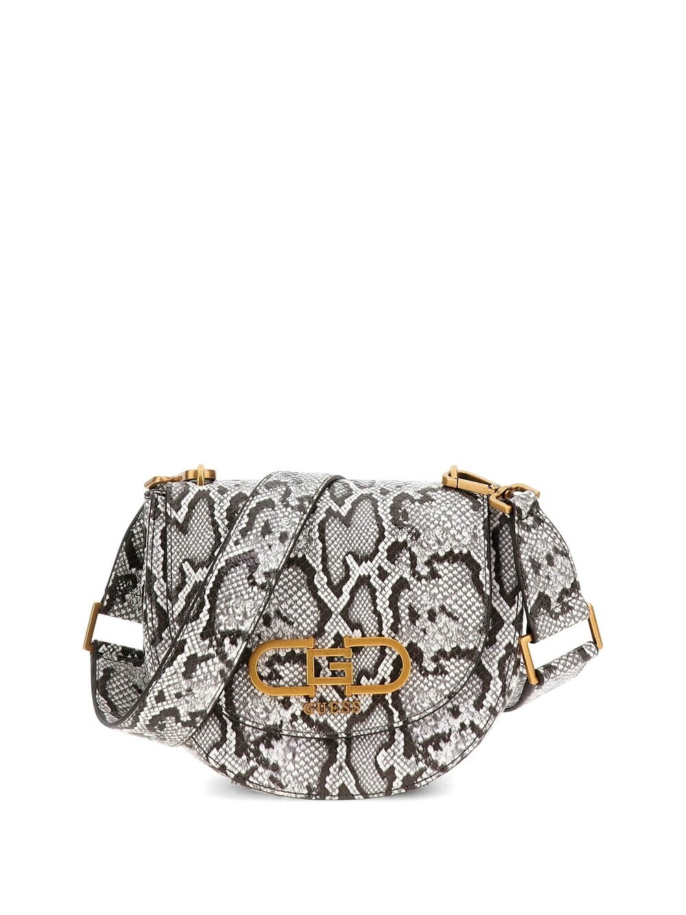 

Сумка через плечо Guess, серый/белый