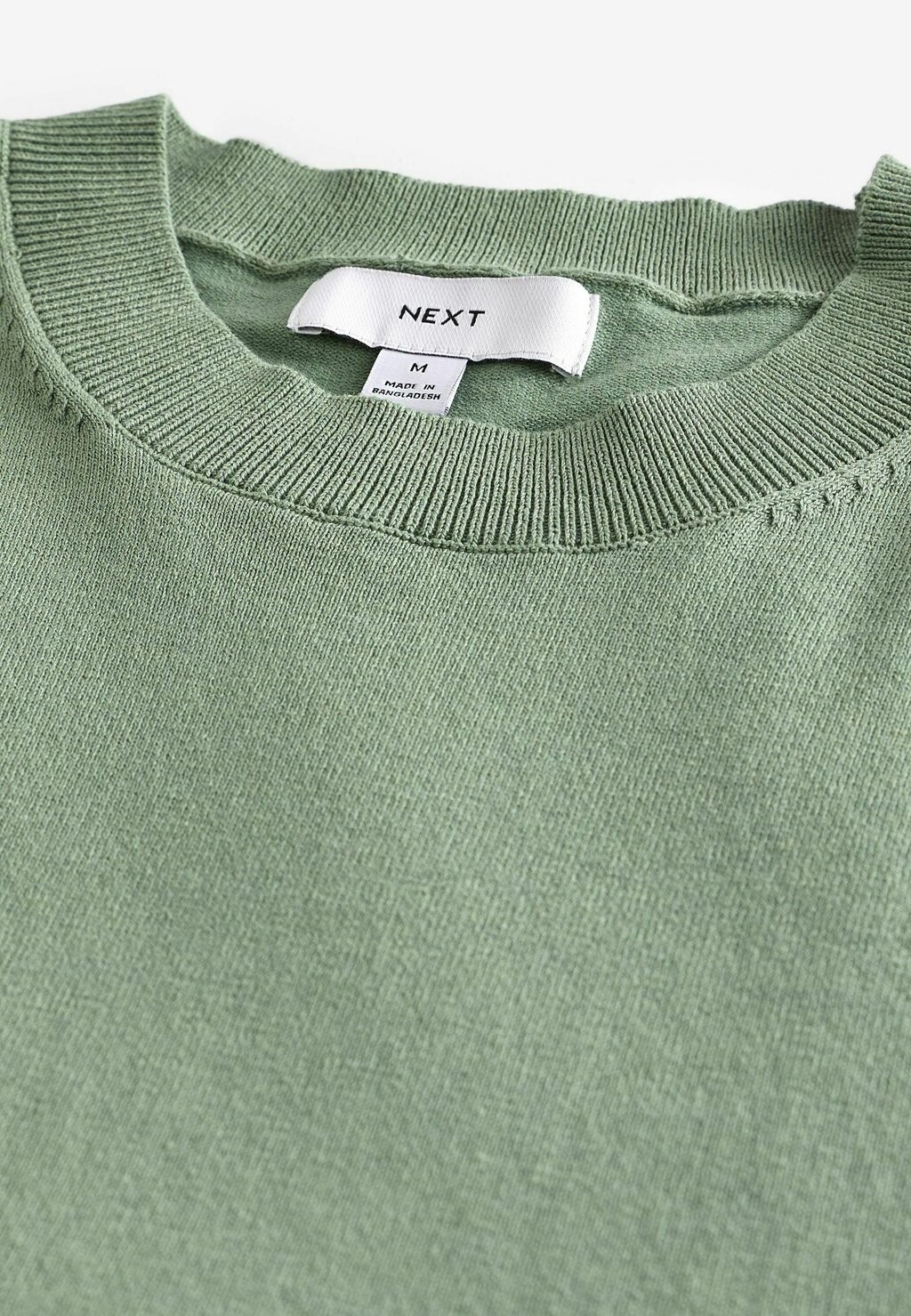 

Простая футболка SHORT SLEEVE CREW, REGULAR FIT Next, зеленый