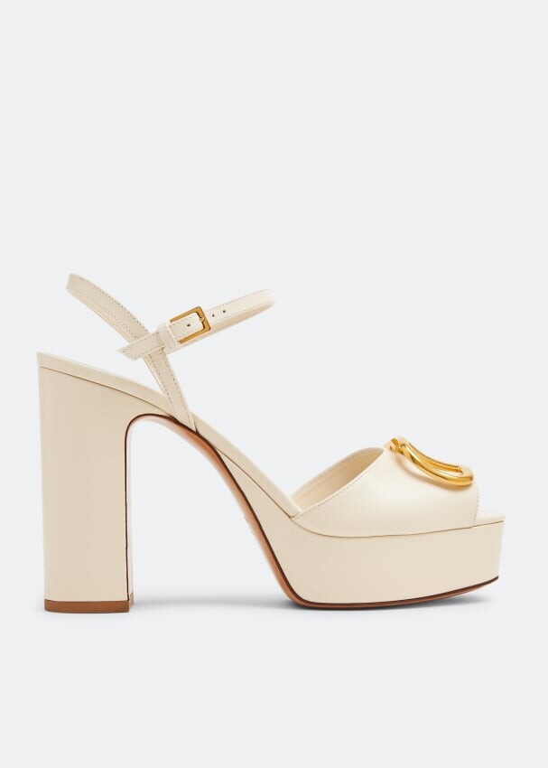 

Сандалии Valentino Garavani VLogo Signature Platform, белый