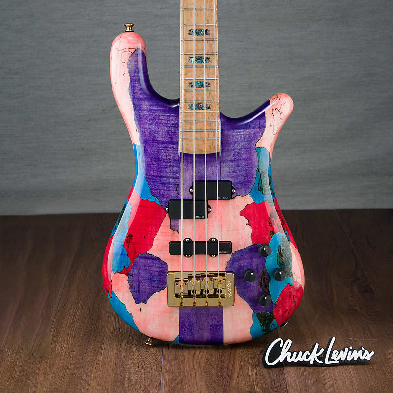 Басс гитара Spector USA Custom NS2 Bass Guitar - Abstract - CHUCKSCLUSIVE - #1490