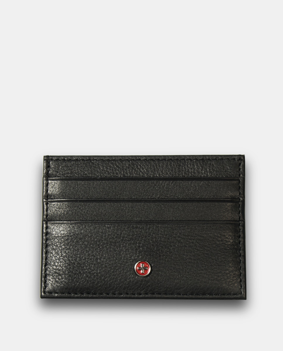 цена Мужская визитница Swissbags черная кожаная Swissbags, черный