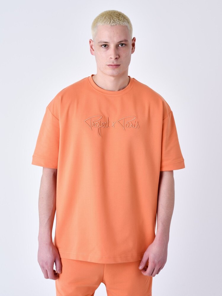 

Футболка Project X Paris Essentials Classic Full Logo Embroidery, оранжевый