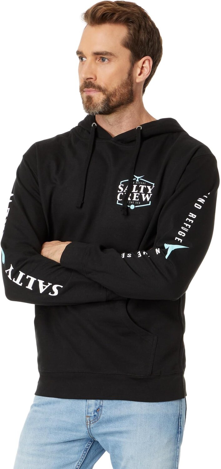 

Худи Salty Crew Skipjack Pullover Fleece Hoodie, черный