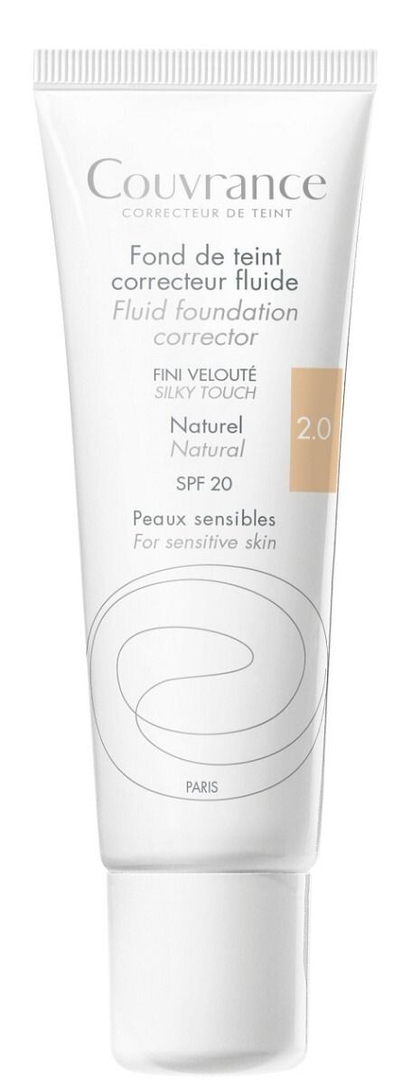 

Корректировка жидкости на лице Avène Couvrance SPF20, 02 Naturalny