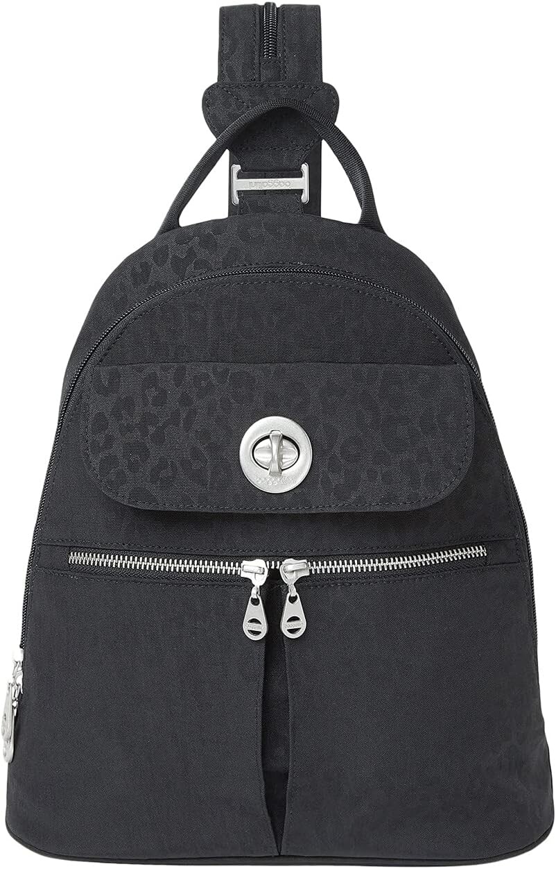 

Рюкзак Naples Convertible Backpack Baggallini, цвет Black Cheetah