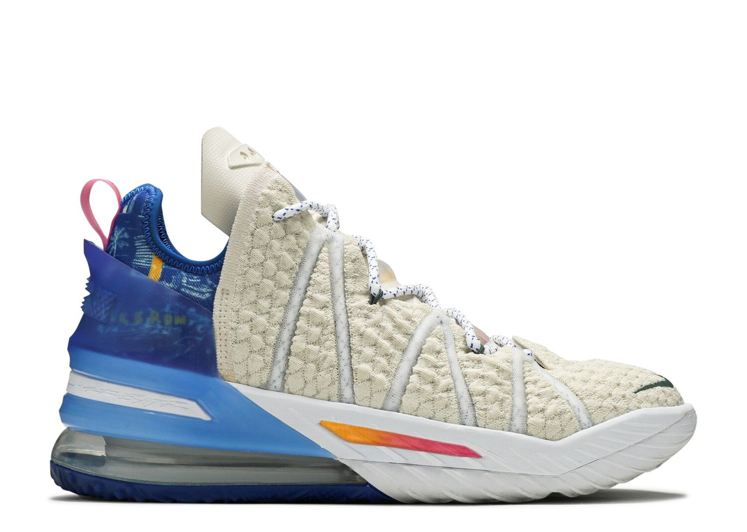 

Кроссовки Nike Lebron 18 'Los Angeles By Day', кремовый, Бежевый