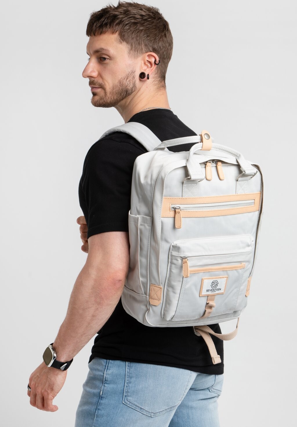 

Рюкзак WIMBLEDON BACKPACK SEVENTEEN LONDON, цвет off white