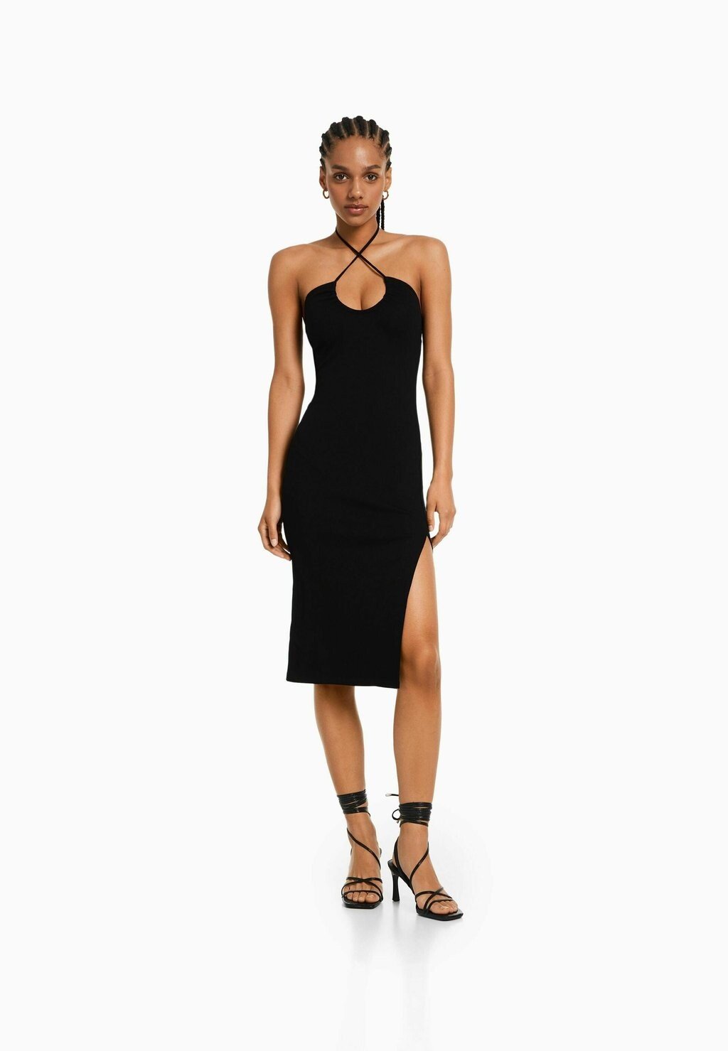 

Платье-футляр Bershka, цвет black