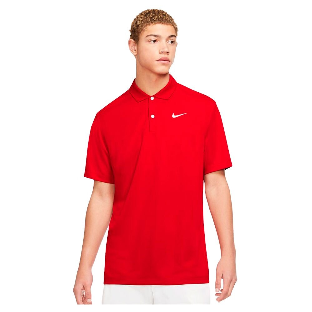 

Поло с коротким рукавом Nike Court Dri Fit Solid, красный