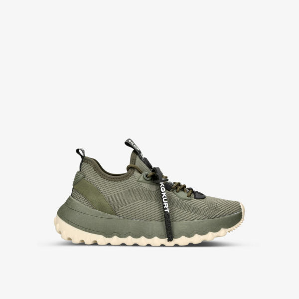 

Трикотажные кроссовки Lowell с логотипом Kg Kurt Geiger, хаки
