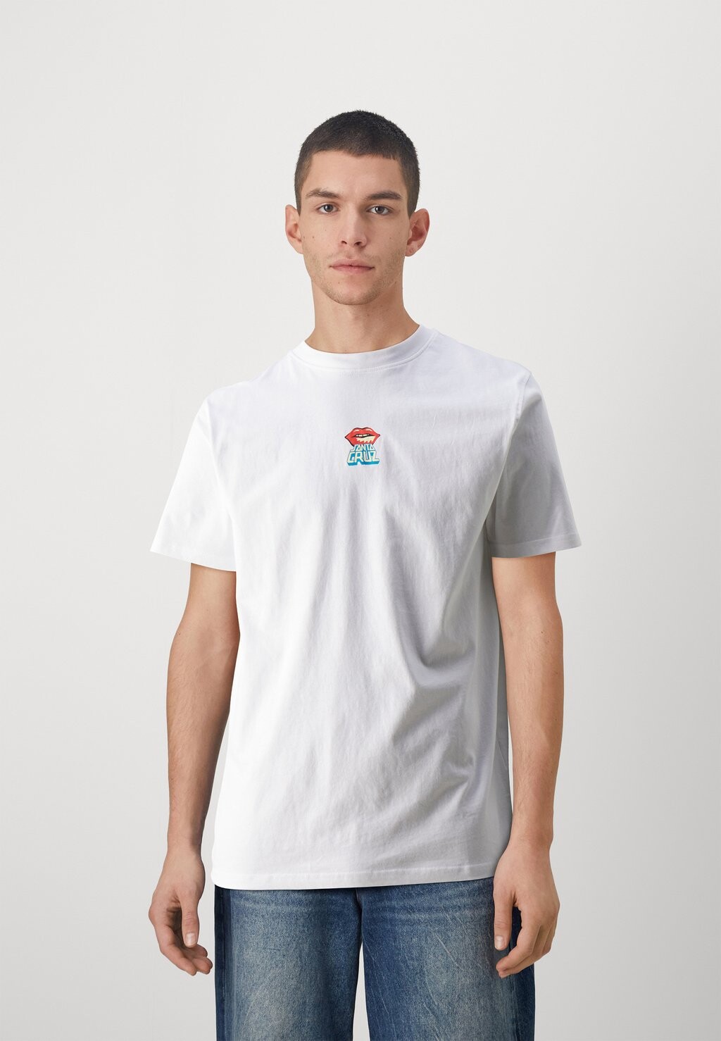 

Футболка с принтом Johnson Danger Zone Unisex Santa Cruz, белый