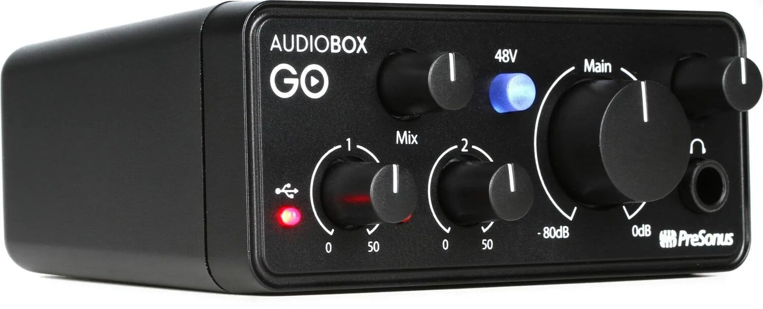 

Аудиоинтерфейс PreSonus AudioBox Go 2x2 USB-C