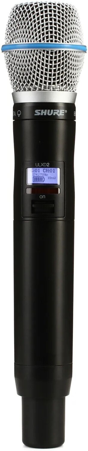 

Беспроводной ручной микрофонный передатчик Shure ULXD2/B87A — диапазон V50