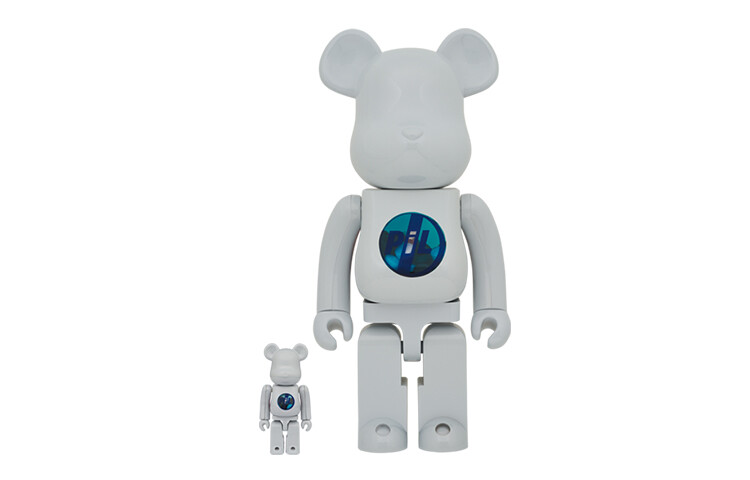 

Коллекционная кукла Bearbrick PiL 100% & 400% Set Chrome Ver, 7см и 28см