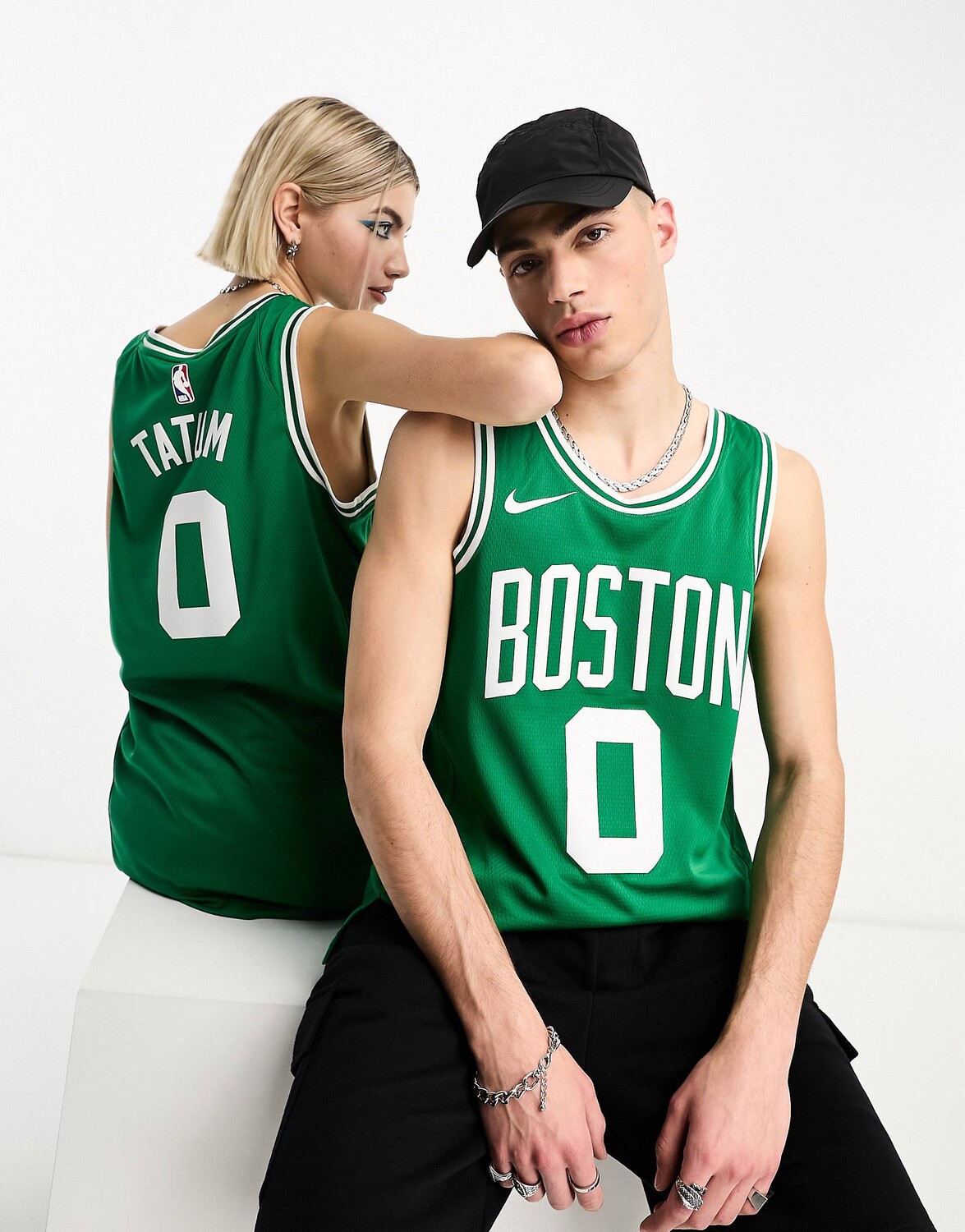 

Зеленый клеверный жилет унисекс Nike Basketball NBA Boston Celtics Jayson Tatum icon