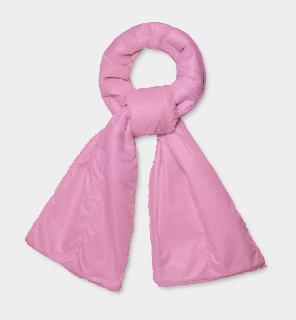 

Шарф Sherpa Puffer Logo Scarf UGG, розовый