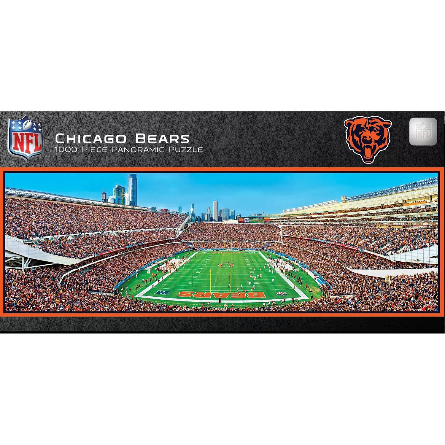 

Панорамный пазл Chicago Bears End Zone из 1000 деталей Unbranded