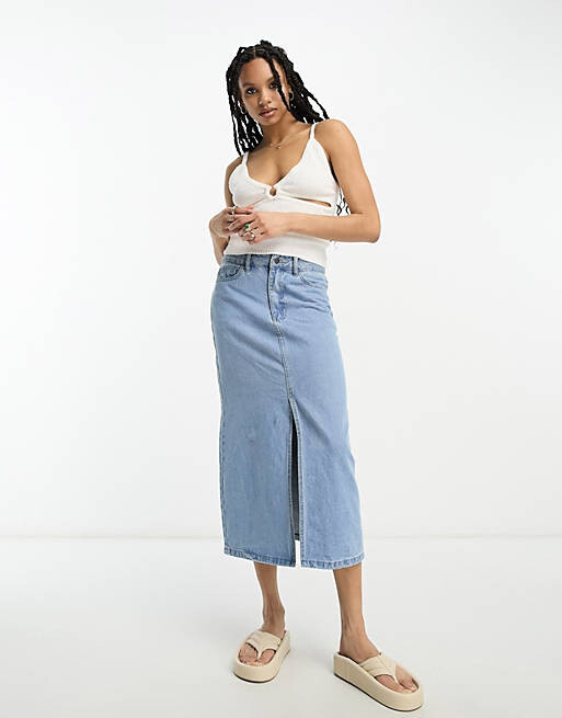 

Кремовый вязаный топ с вырезом в виде кольца ASOS DESIGN