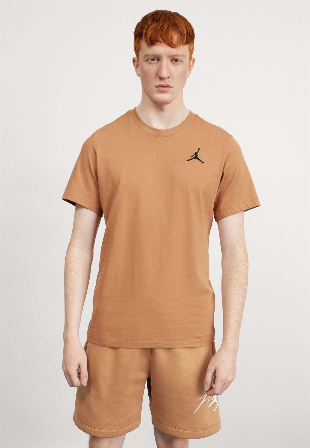 Базовая футболка JUMPMAN CREW Jordan, цвет legend dk brown/(black)