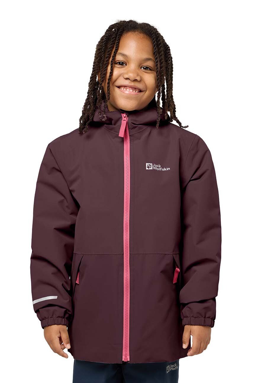 

Лыжная куртка Jack Wolfskin для мальчика, гранатовый