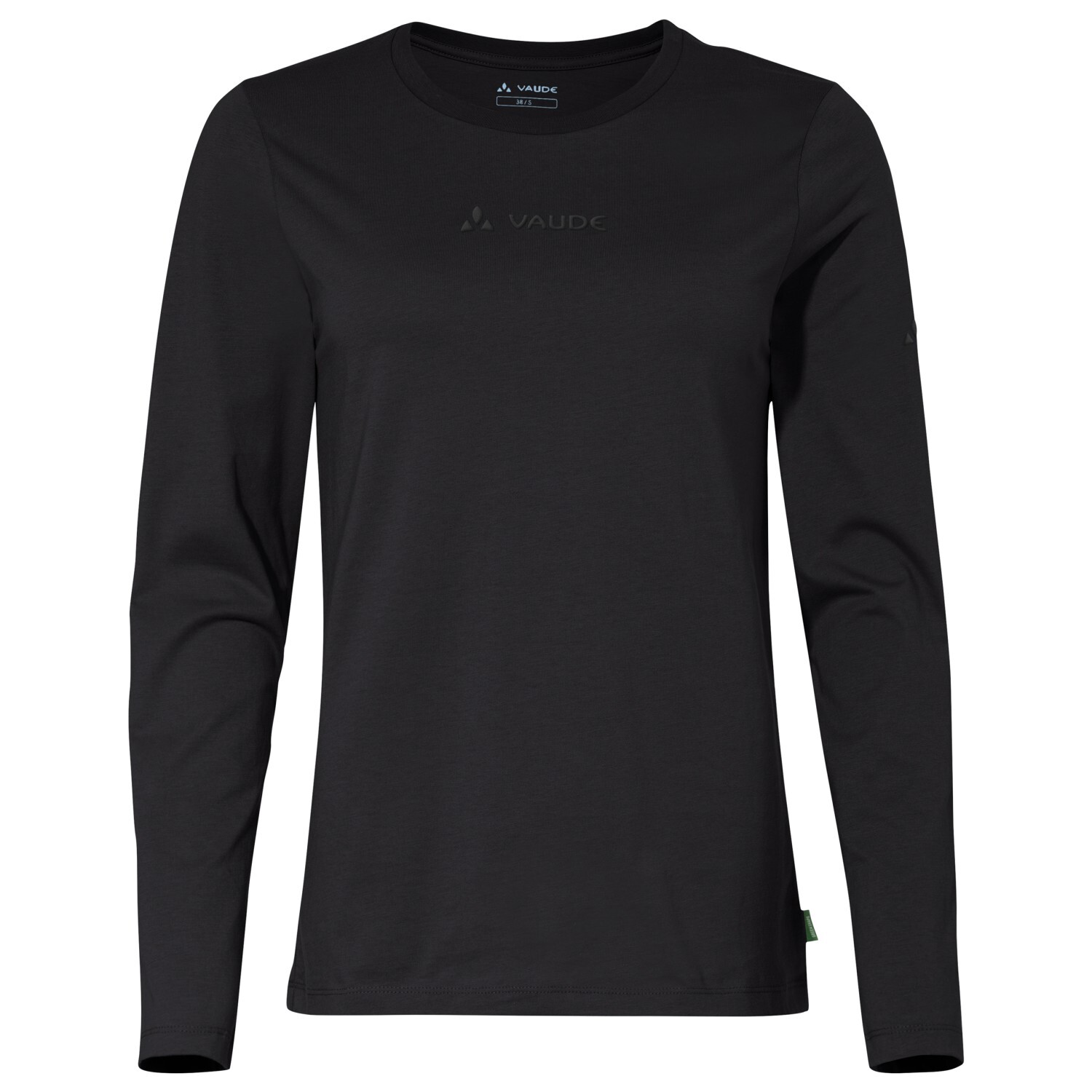 Лонгслив Vaude Logo L/S T-Shirt, черный