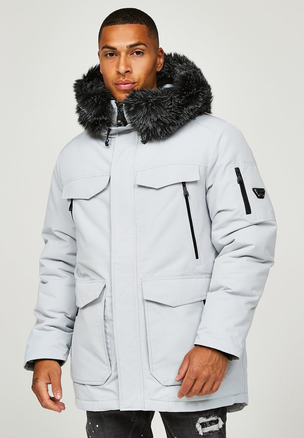 

Зимнее пальто Paletto Puffer Alessandro Zavetti, цвет arctic grey