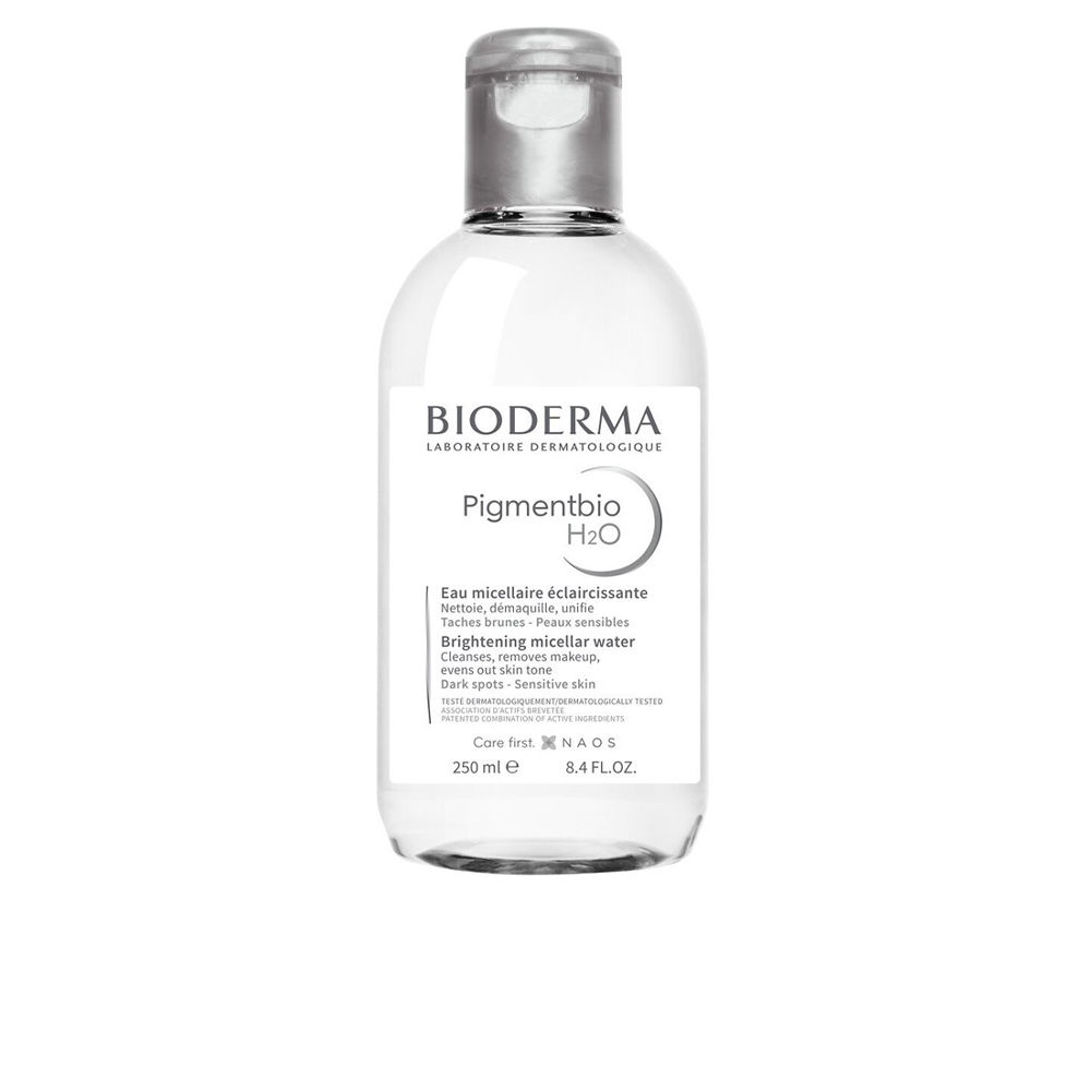 Мицеллярная вода Pigmentbio h2o solución micelar Bioderma, 250 мл средства для снятия макияжа bioderma мицеллярная вода осветляющая и очищающая н2о pigmentbio