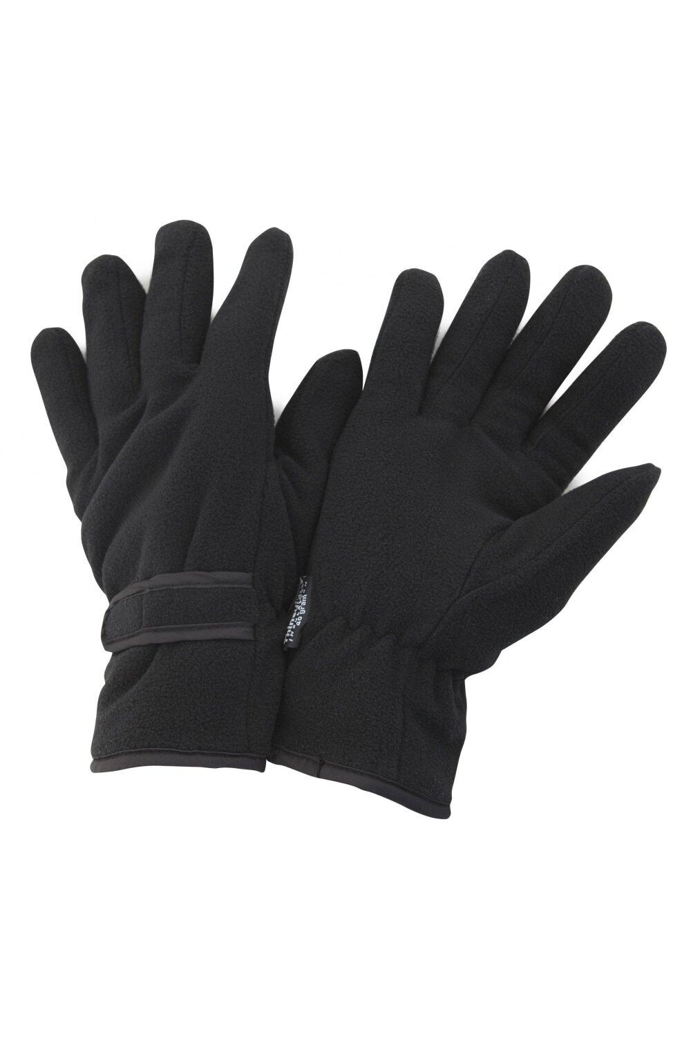 

Зимние термофлисовые перчатки Thinsulate (3M, 40 г) Floso, черный