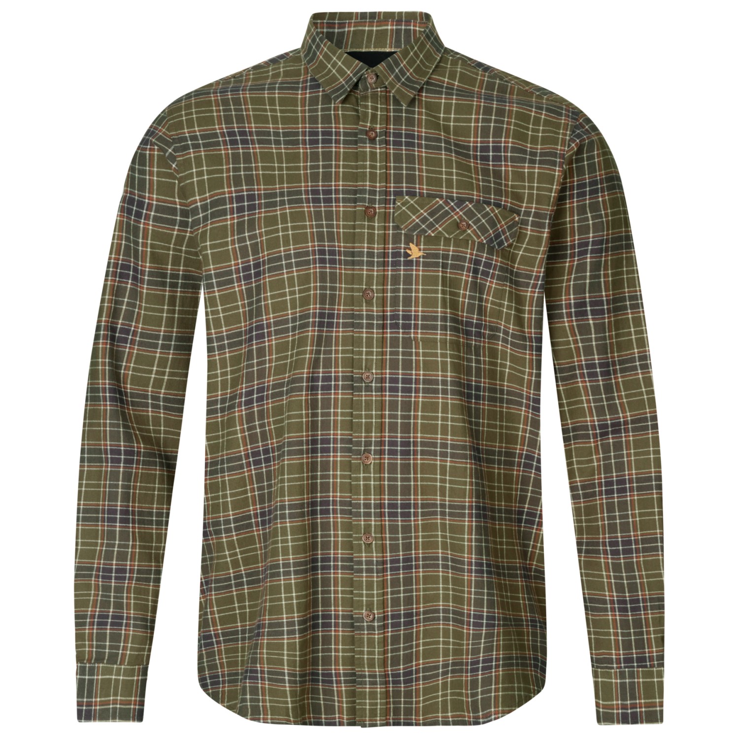 Рубашка Seeland Highseat Shirt, цвет Burnt Olive