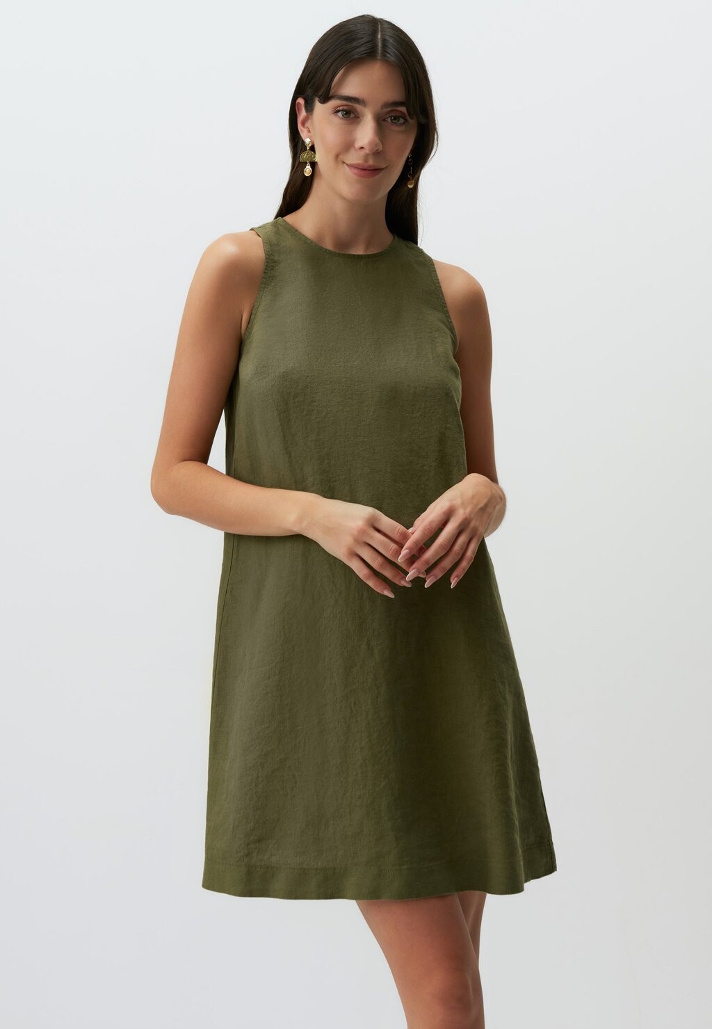 

Летнее платье CREW NECK SLEEVELESS Jimmy Key, цвет Khaki
