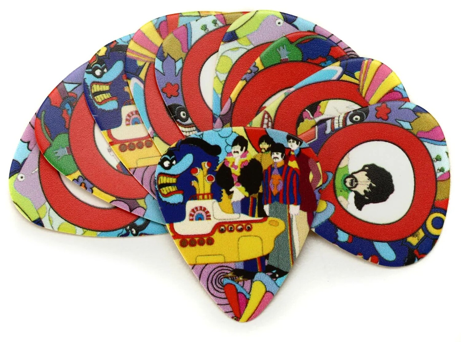 

Медиаторы D'Addario 1CWH2-10B7 Yellow Submarine, посвященные 50-летнему юбилею - светлые
