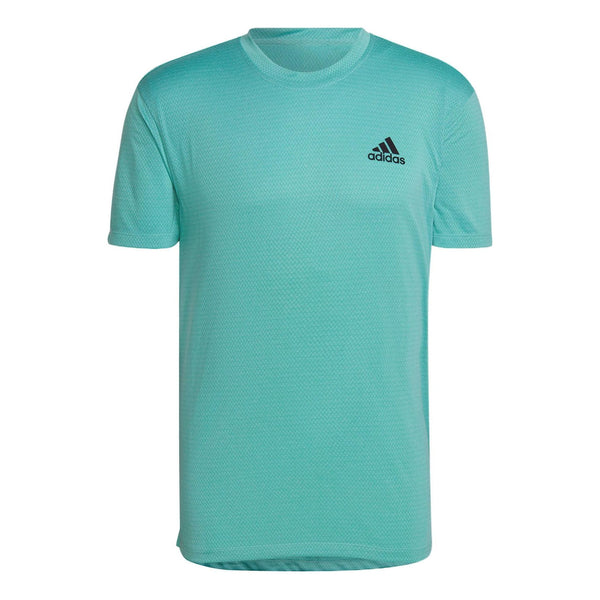 Футболка Men's adidas Alphabet Logo Printing Round Neck Short Sleeve Green T-Shirt, зеленый