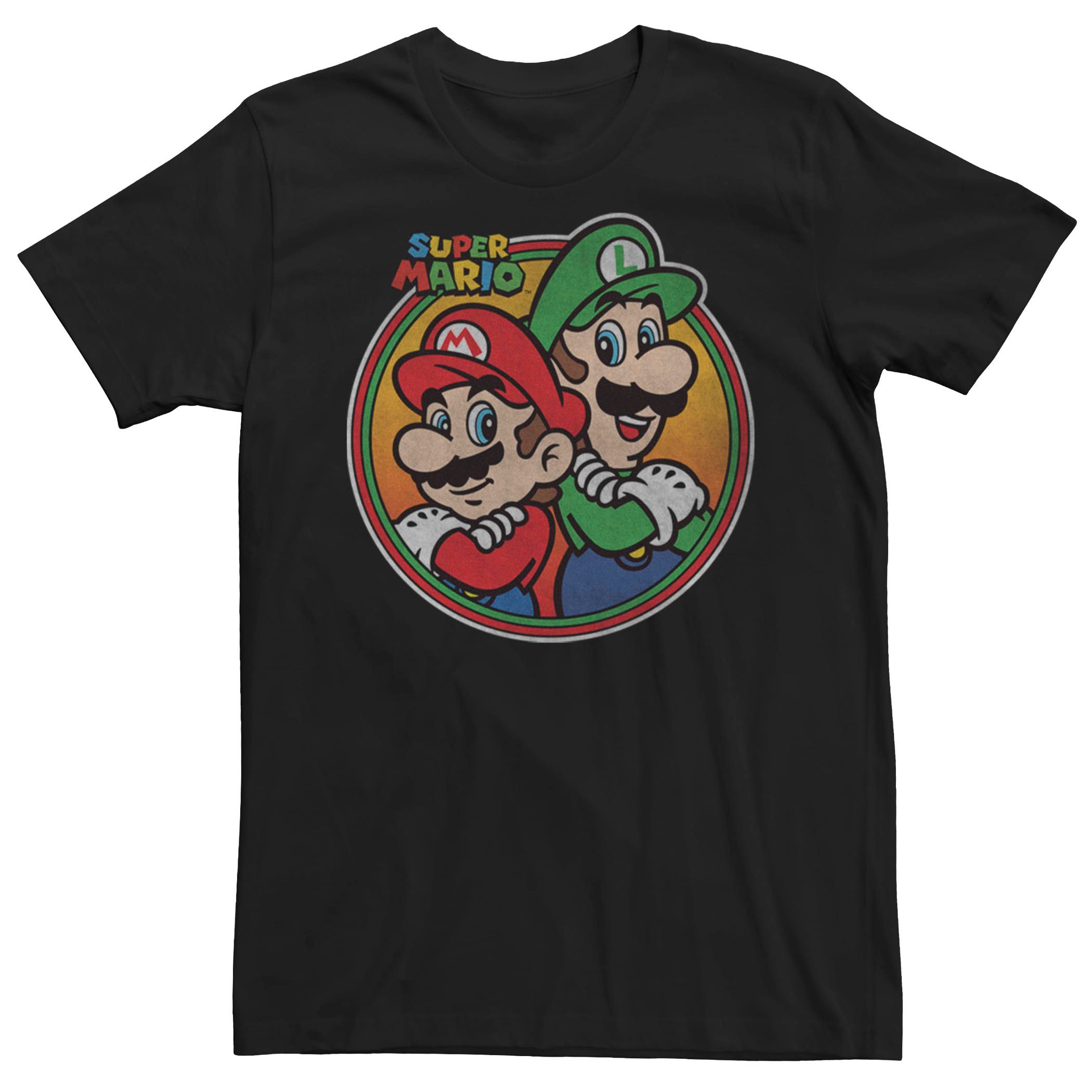 Мужская футболка Nintendo Super Mario Bros. Licensed Character, черный игра для nintendo super smash bros