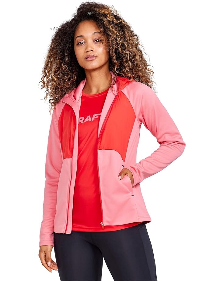 

Куртка Craft ADV Essence Jersey Hood, цвет Arrosa/Reddish
