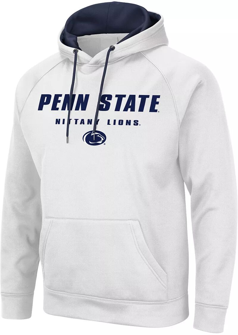 Colosseum Мужской белый пуловер с капюшоном Penn State Nittany Lions