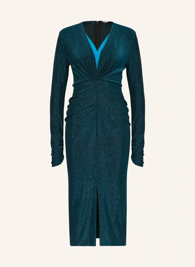 

Коктейльное платье hades из блестящей пряжи Diane Von Furstenberg, синий