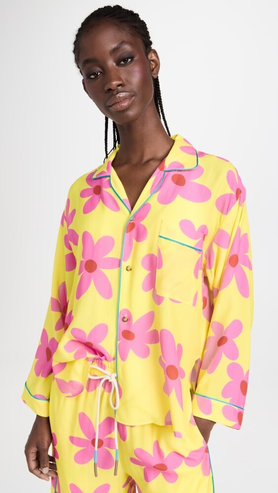 

Рубашка Mira Mikati Pyjama Style, желтый