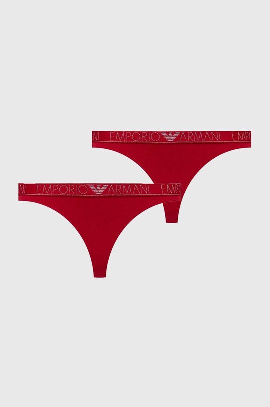 Стринги, 2 шт. Emporio Armani Underwear, красный