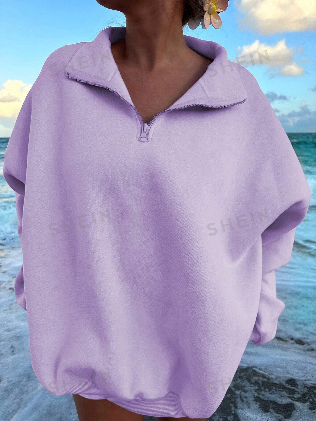 Толстовка с длинными рукавами и застежкой-молнией, фиолетовый флисовая толстовка с камуфляжным пуловером code five