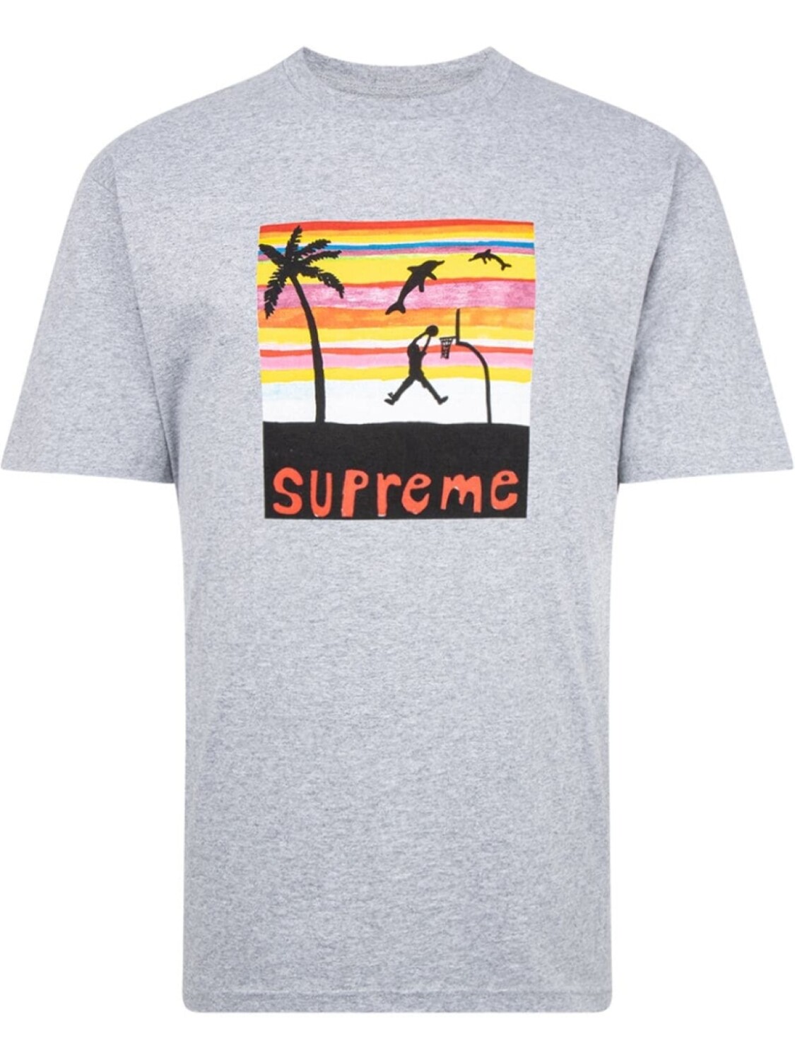 

Футболка с принтом Dunk Supreme, серый