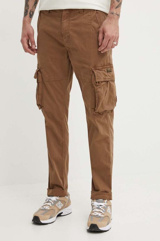 

Брюки Superdry, коричневый