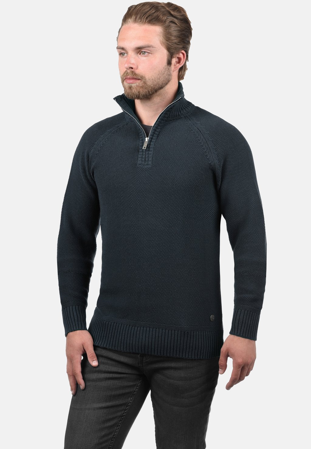 цена Вязаный свитер BHTHOMPSON Blend, цвет dark navy