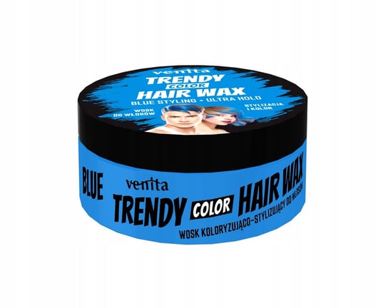 Воск для укладки Wax Coloring, Синий, 75г Venita Trendy