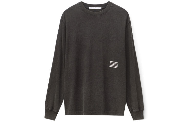 

Толстовка Alexander Unisex Wang SS21 с принтом, серый