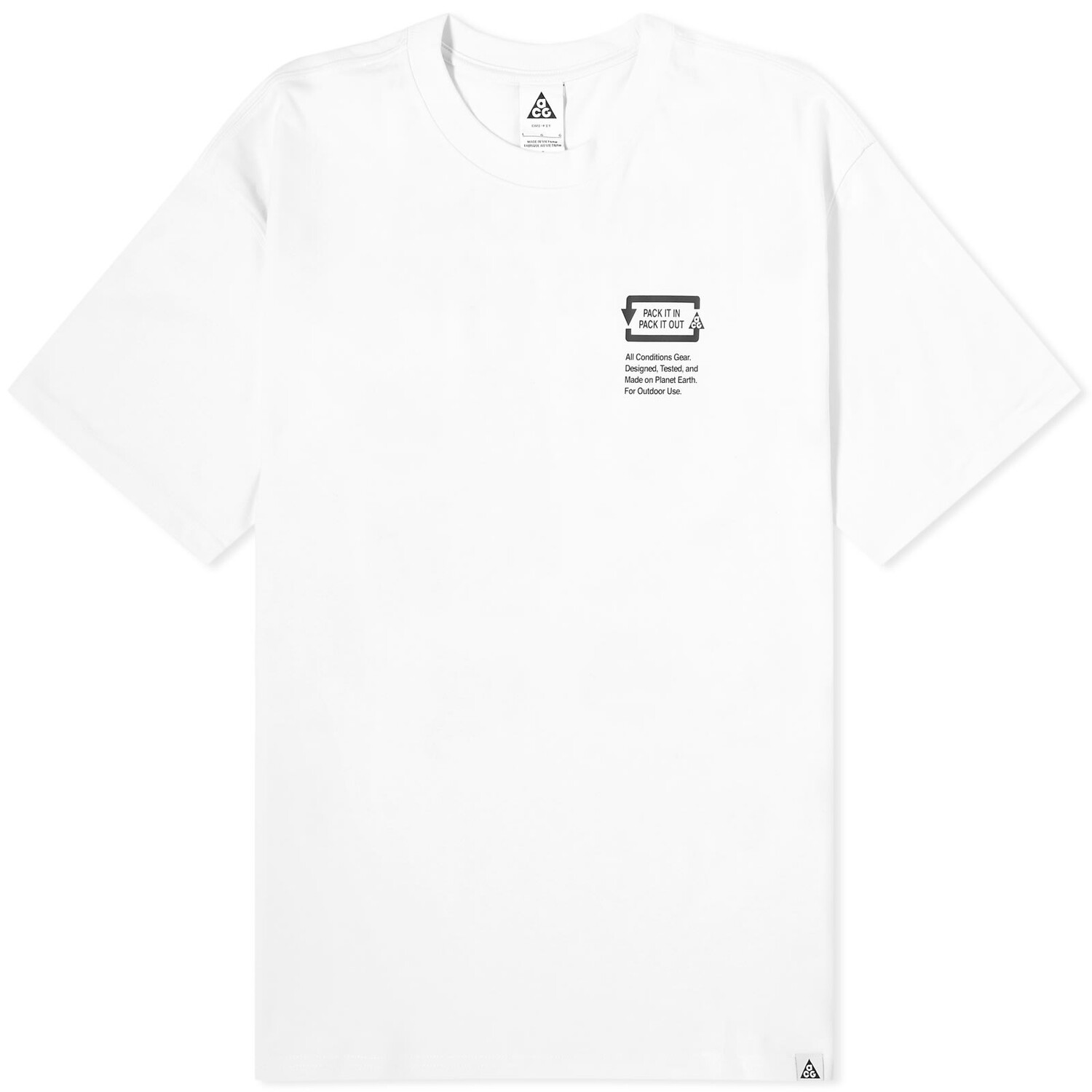 

Футболка Nike Acg Pickinout Dri-Fit T-Shirt, цвет Summit White