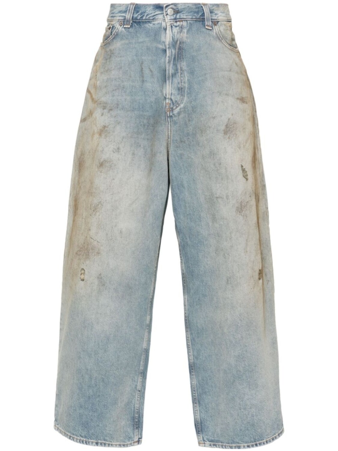 

Широкие джинсы средней посадки Acne Studios, синий