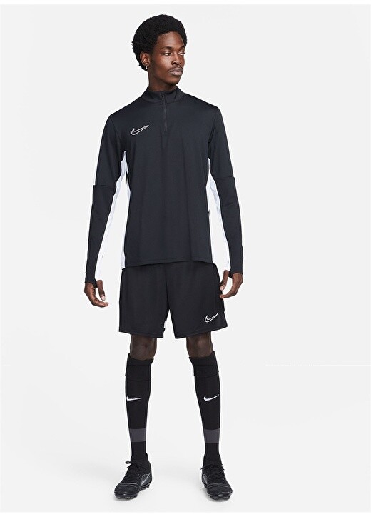 

Черная мужская толстовка с воротником стойкой Nike, Черный