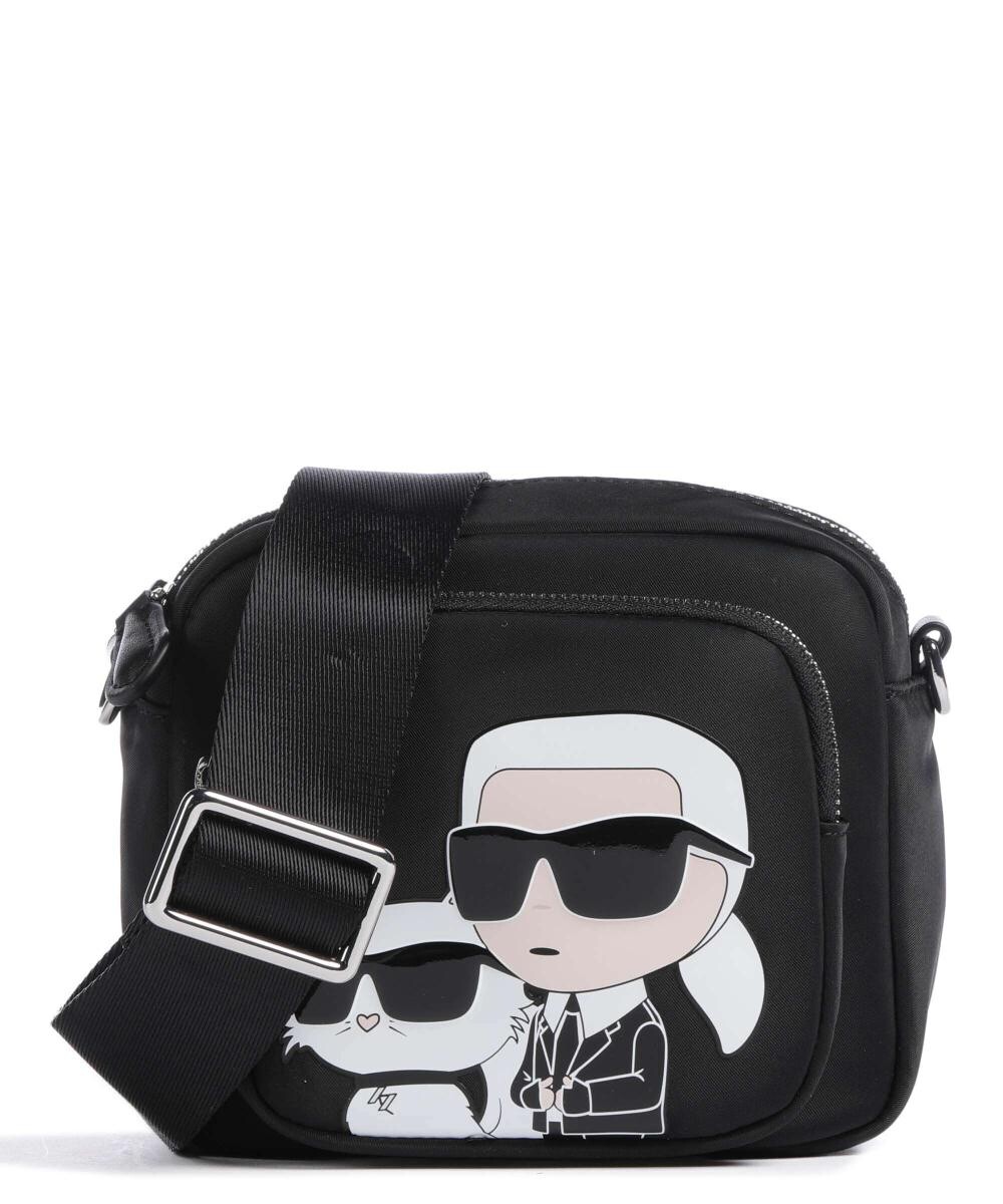 

Сумка через плечо Ikonik 2.0 из переработанного полиамида Karl Lagerfeld, черный