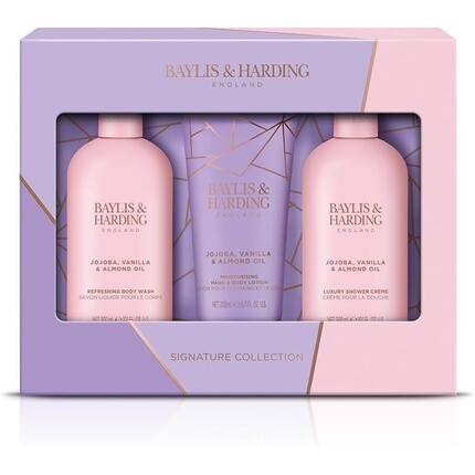 

Baylis & Harding Роскошный подарочный набор с маслом жожоба, ванили и миндаля для купания — подходит для веганов