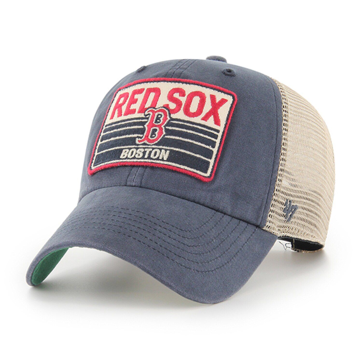 

Мужская темно-синяя кепка '47 Boston Red Sox Four Stroke Clean Up Trucker Snapback